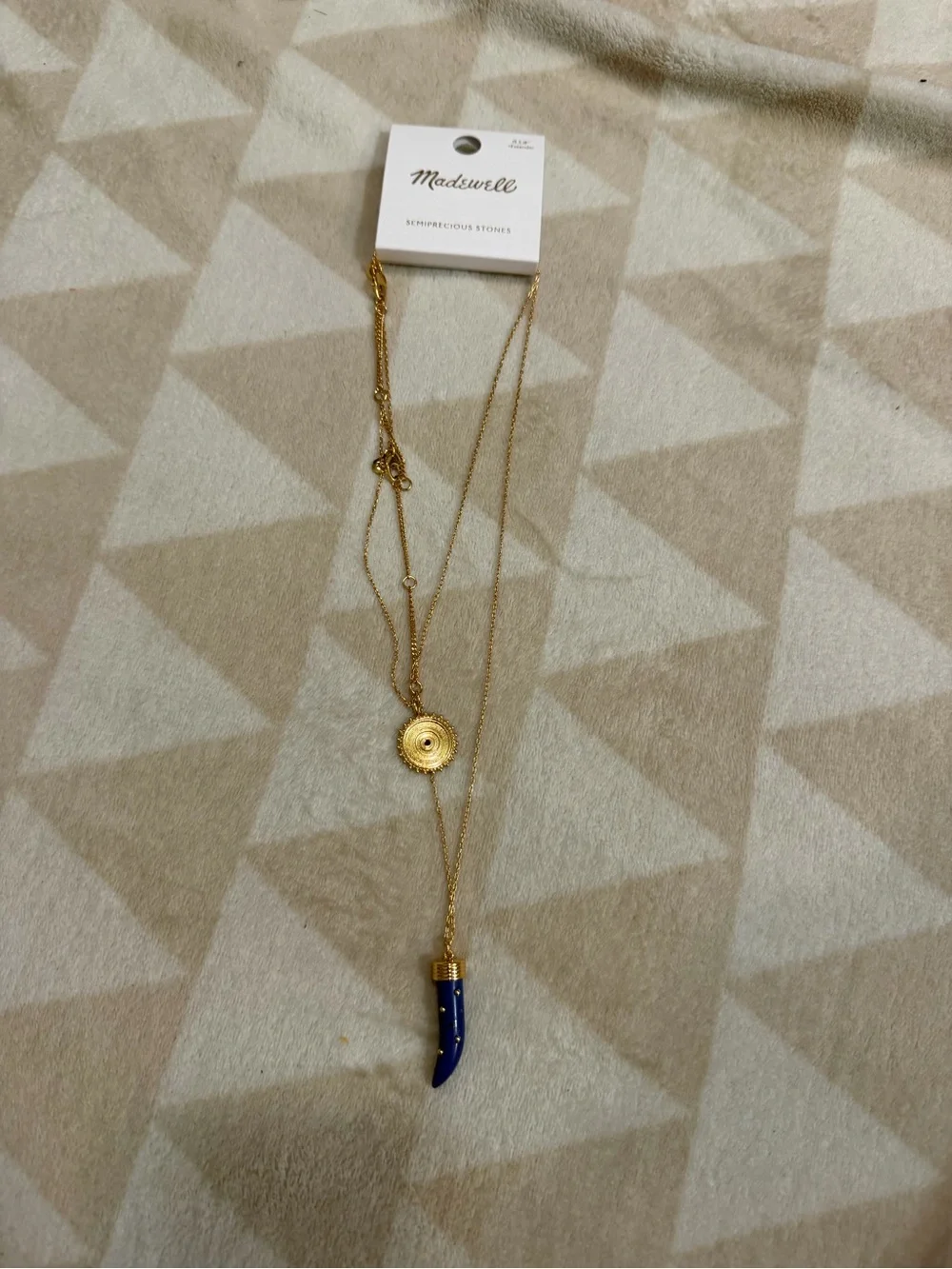 Madewell Semiprecious Horn Charm Necklace - Picture 4 of 6